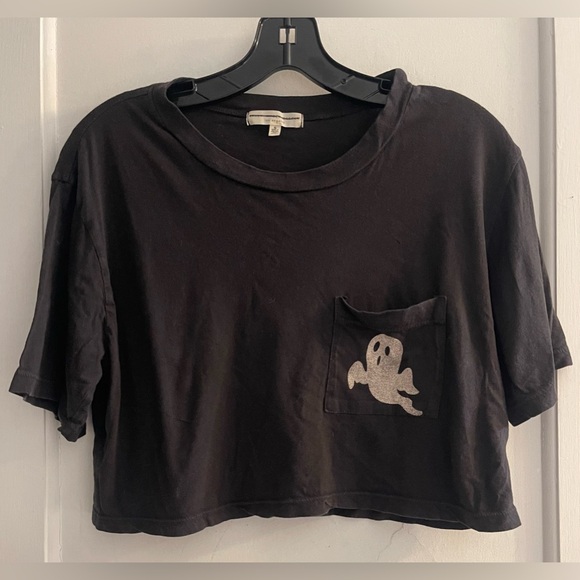 Truly Madly Deeply Tops - Truly Madly Deeply Halloween Pocket Tee Size Small